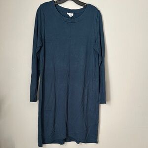 Pure Jill Long Sleeve Blue Dress size M